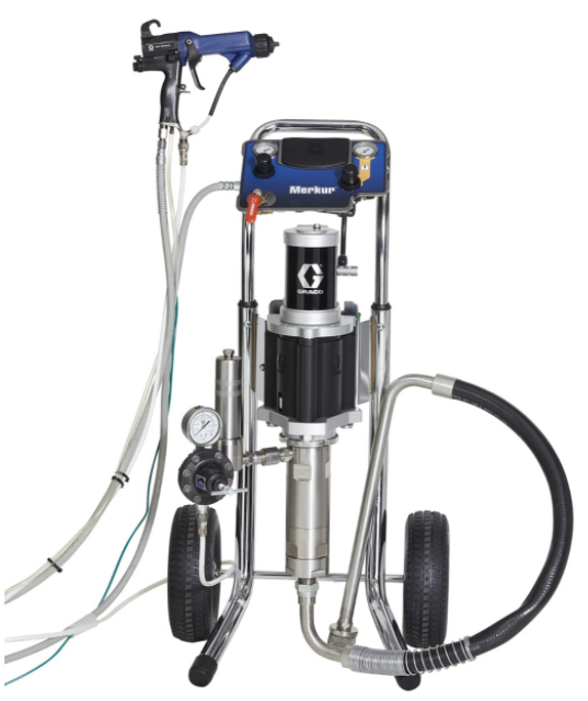 Merkur Low Pressure Air Spray Pump and Spray Packages